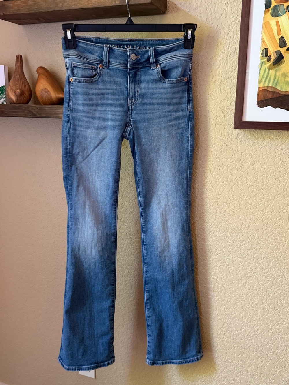 AE American Eagle Kick Boot Jeans 00 Short